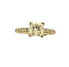 Vintage Platinum Diamond Solitaire Ring