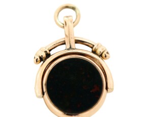 Vintage 9ct Spinner Fob