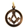 GW284 9ct Rose Gold Masonic Disc