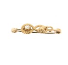 Vintage 9ct Gold Snake Brooch