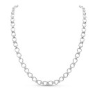 Contemporary Silver Bowtie Chain