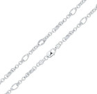 Contemporary Silver Oval Twist Belcher Chain