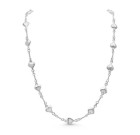 Contemporary Silver Heart Twist Chain