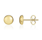 Contemporary 18ct Round Earrings