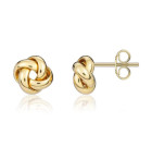 Contemporary 18ct Gold Knot Earrings