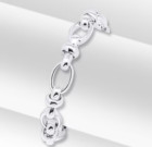 Contemporary Oval Pinched Bracelet