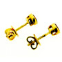 HM52 18ct Gold Garnet Earrings b £ 325.00