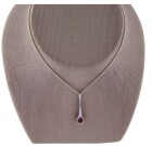 Contemporary Pink Sapphire & Diamond Pendant