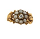 Antique Georgian Pearl & Gold Ring