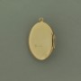 MS 1532 9ct Gold Oval Locket a