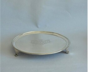 Antique Silver Salver