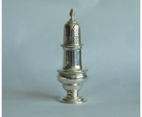 Antique Silver Sugar Dredger