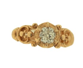 Vintage 18ct Gold Diamond Ring