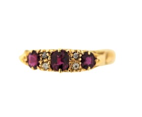 Vintage 18ct Gold Ruby Ring