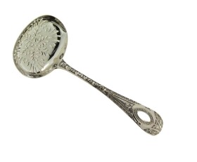Antique Silver Sifter Spoon