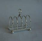 Antique Silver Toast Rack