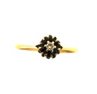 Vintage 18ct Sapphire & Diamond Ring