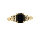 Vintage 18ct Sapphire & Diamond Ring