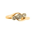 Vintage 18ct & Platinum Diamond Ring