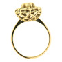 MS3872 Vintage 18ct Gold Diamond Cluster Ring (1)
