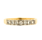 Vintage 18ct Gold Diamond Half Eternity Ring