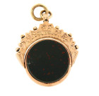 Antique 9ct Gold Swivel Cornelian Seal