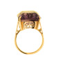 MS3882 Vintage 9ct Gold Amethyst Ring (1)