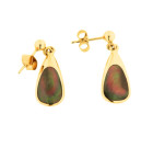 Vintage 9ct Gold Mother of Pearl Earrings