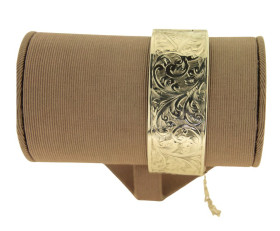 Vintage Silver Patterned Bangle