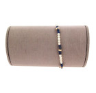 Vintage Lapiz & Pearl Bracelet