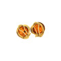 MS3925 Vintage 14ct Gold Amber Earrings (1)