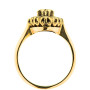 MS3929 Vintage 18ct Gold Diamond Ring (1)