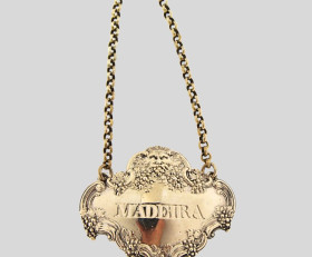 Vintage Silver Madeira Label