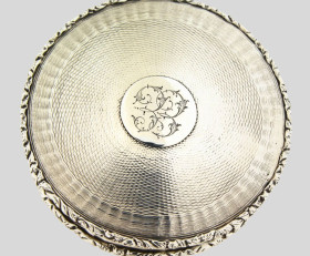 Antique Silver George I Pill Box