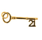 Vintage 9ct Gold 21st Key Charm