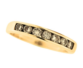 Vintage 18ct Yellow Gold Diamond Eternity Ring