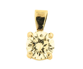 Vintage Platinum Set Diamond Pendant