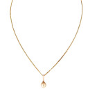 Vintage 9ct Gold Cultured Pearl Pendant