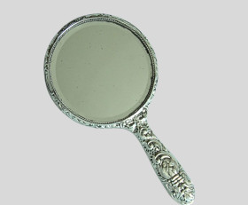 Vintage Silver Hand Mirror