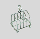 Antique Silver Victorian Toast Rack