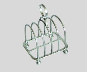 Antique Silver Victorian Toast Rack
