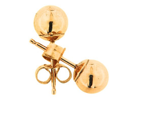 Vintage 9ct Gold Ball Earrings