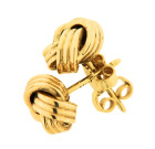 Vintage 14ct Gold Knot Earrings