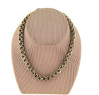 Vintage Silver Ribbed Belcher Chain