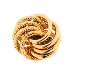 Vintage 9ct Gold Knot Earrings