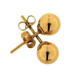 Vintage 9ct Gold Ball Earrings