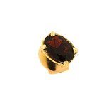 Vintage 9ct Gold Garnet Earrings