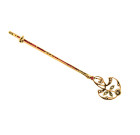 Antique 14ct Gold Diamond & Ruby Pin