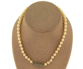 Vintage Graduated Pearl Necklace