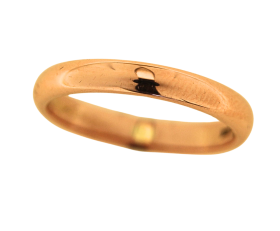 Vintage 9ct Red Gold Wedding Ring